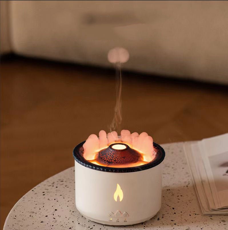 Lisslune | LAVAMIST – Flame Humidifier & Aromatherapy Diffuser with Soothing Ambient Light