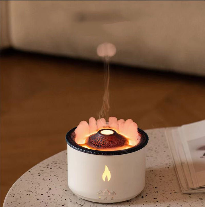 Lisslune | LAVAMIST – Flame Humidifier & Aromatherapy Diffuser with Soothing Ambient Light