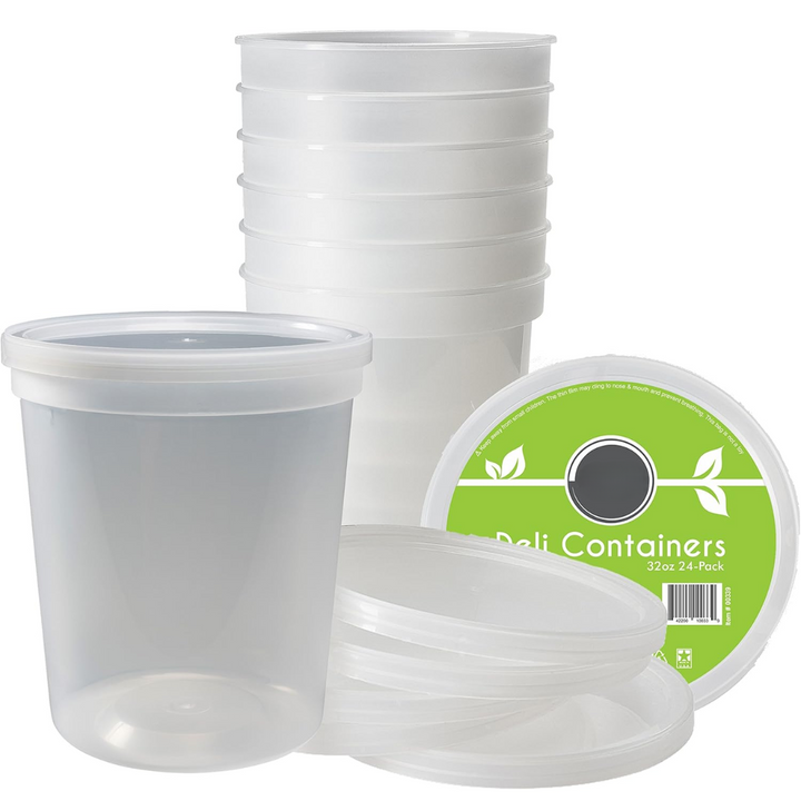 Lisslune | Leak-proof Deli Containers with Lids – 30 Pieces