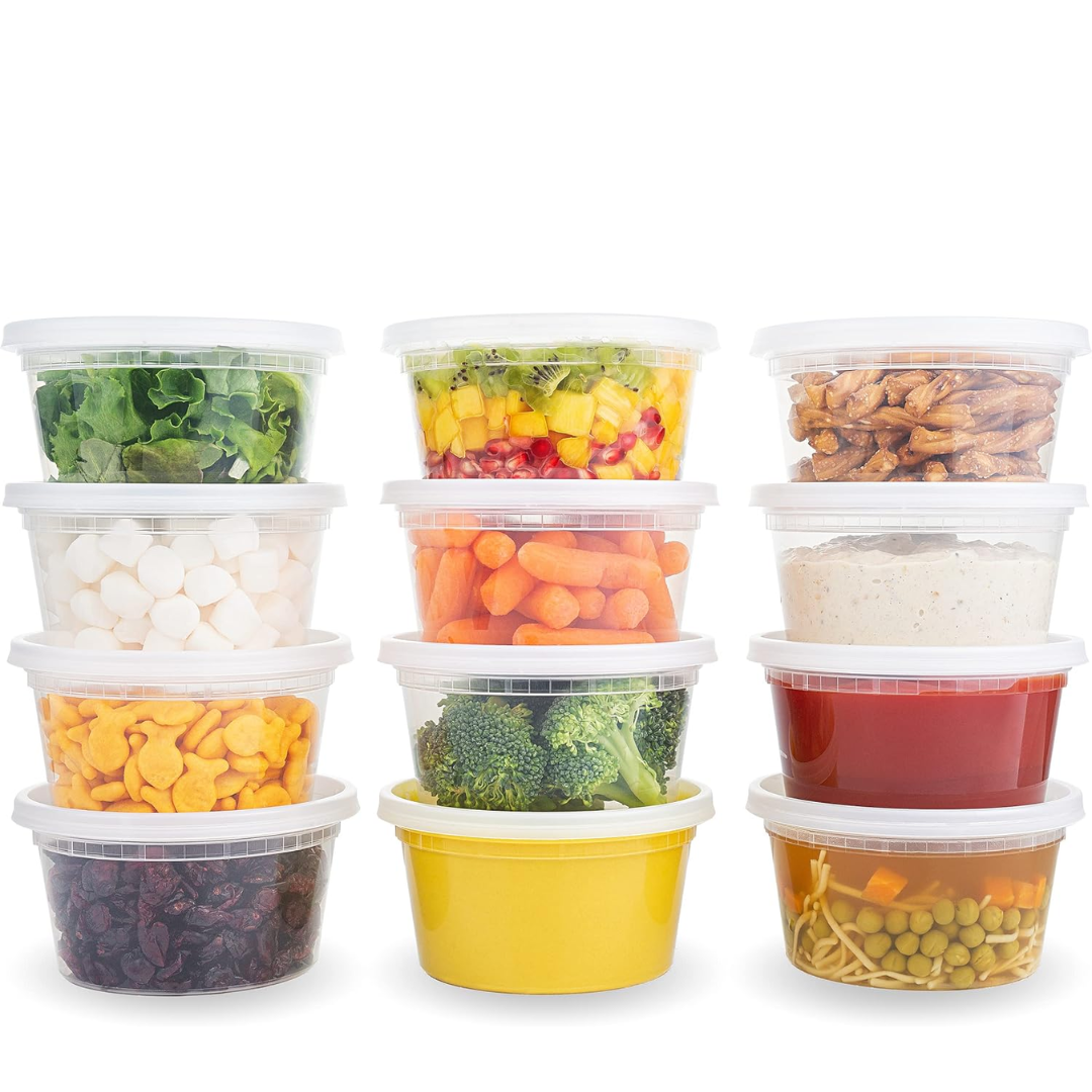 Lisslune | Leak-proof Deli Containers with Lids – 30 Pieces