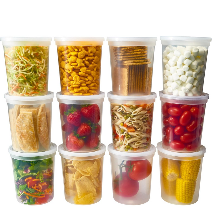 Lisslune | Leak-proof Deli Containers with Lids – 30 Pieces