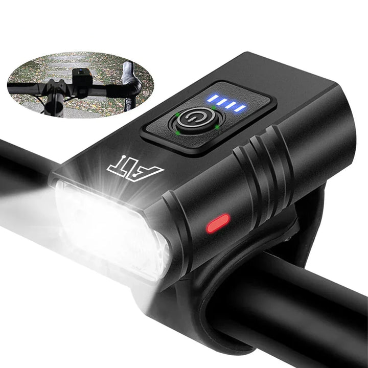 Lisslune | LED Bike Light – Rechargeable bike light with 6 modes for optimal visibility & safety