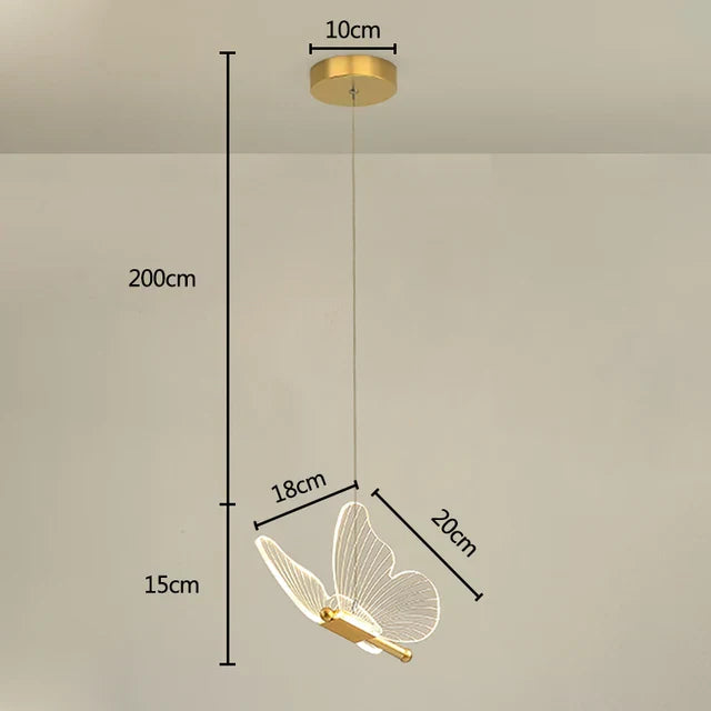 Lisslune | LED Butterfly Pendant Lights - ButterLuxe