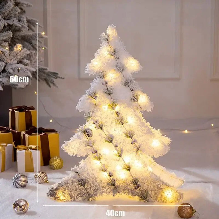 Lisslune | LED Christmas Christmas Tree, Snowman or Gift Box Decoration – Snowman & Fawn Tree Decorations, Perfect Holiday Ornaments & New Year Gifts