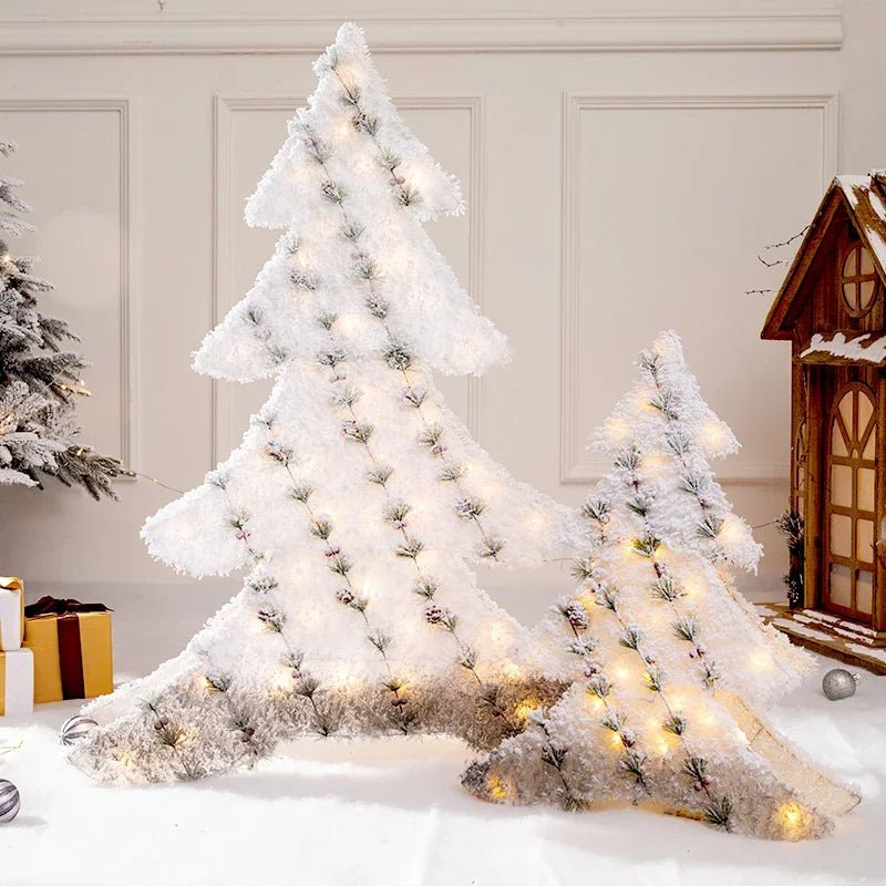 Lisslune | LED Christmas Christmas Tree, Snowman or Gift Box Decoration – Snowman & Fawn Tree Decorations, Perfect Holiday Ornaments & New Year Gifts