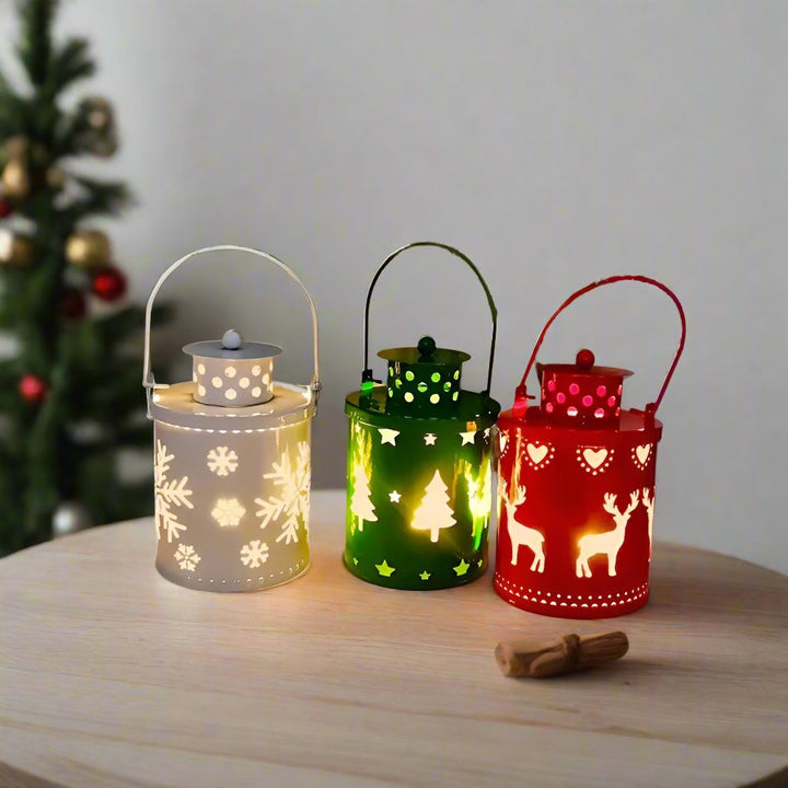 Lisslune | LED Festive Glow Lanterns – Enchanting Candle Lights for a Magical Christmas Ambiance