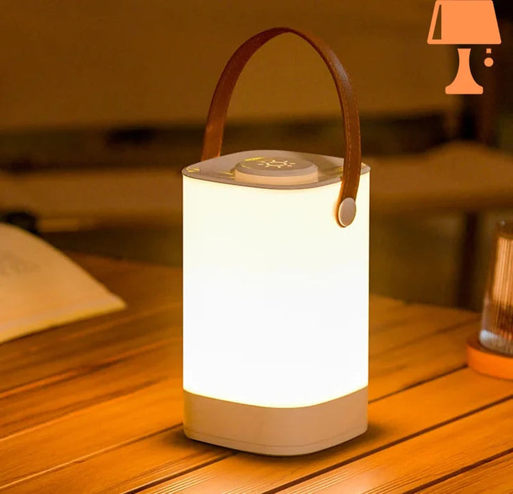 Lisslune | LumiCarry – Portable LED Table Lamp with Leather Handle