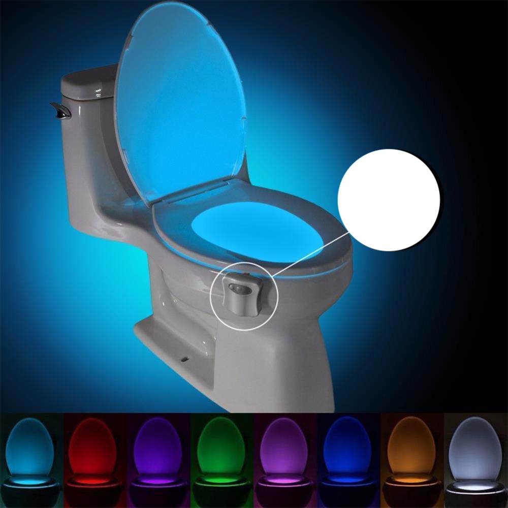 Lisslune | LED Toilet Light, WC Night Light with Motion Sensor