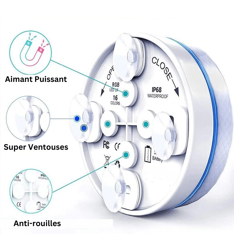 Lisslune | AquaLight - LED underwater wireless