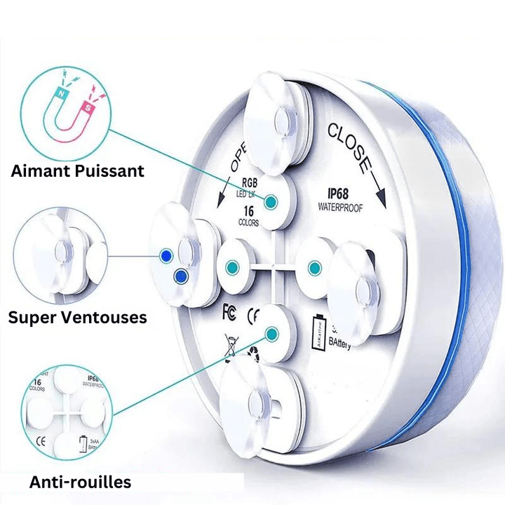 Lisslune | AquaLight - LED underwater wireless