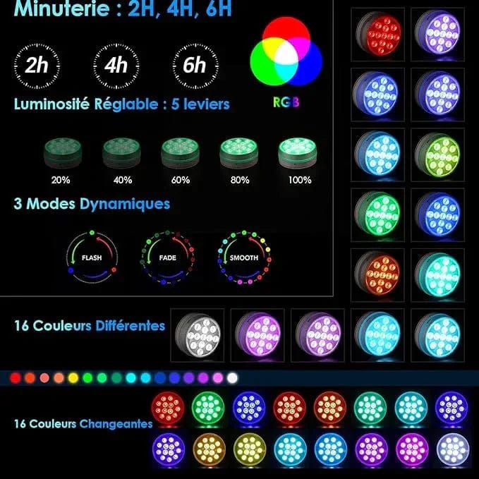 Lisslune | AquaLight - LED underwater wireless