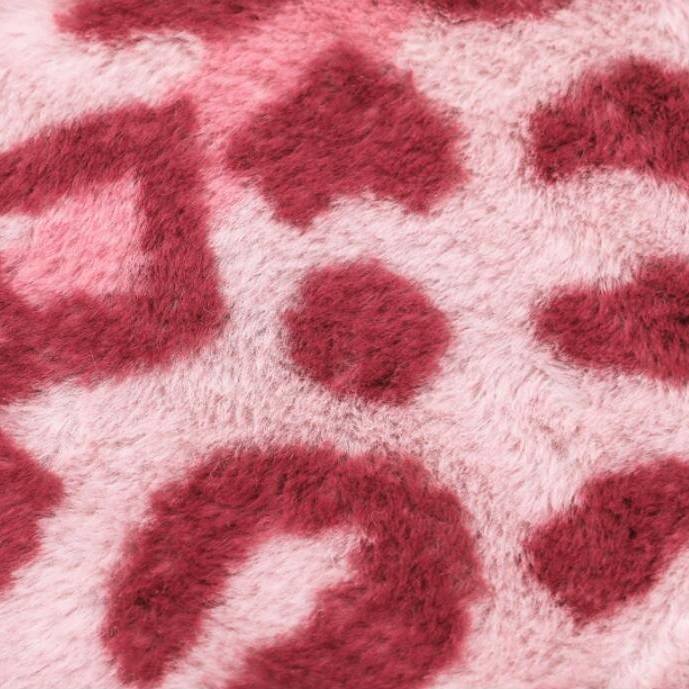Rynx | Pink Leopard Fuzzy Accent Rug