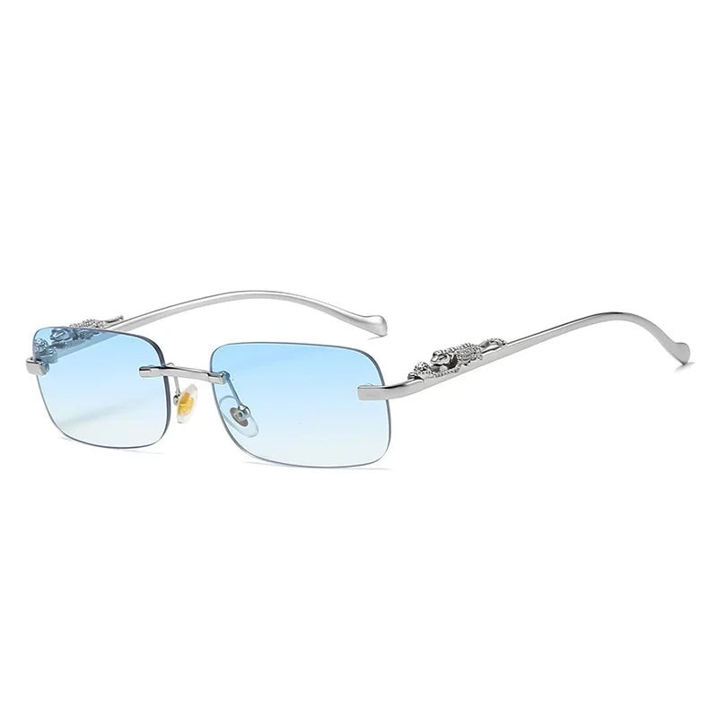 Lisslune | LEOPARDVIEW – Stylish Rimless Sunglasses with UV400 Protection