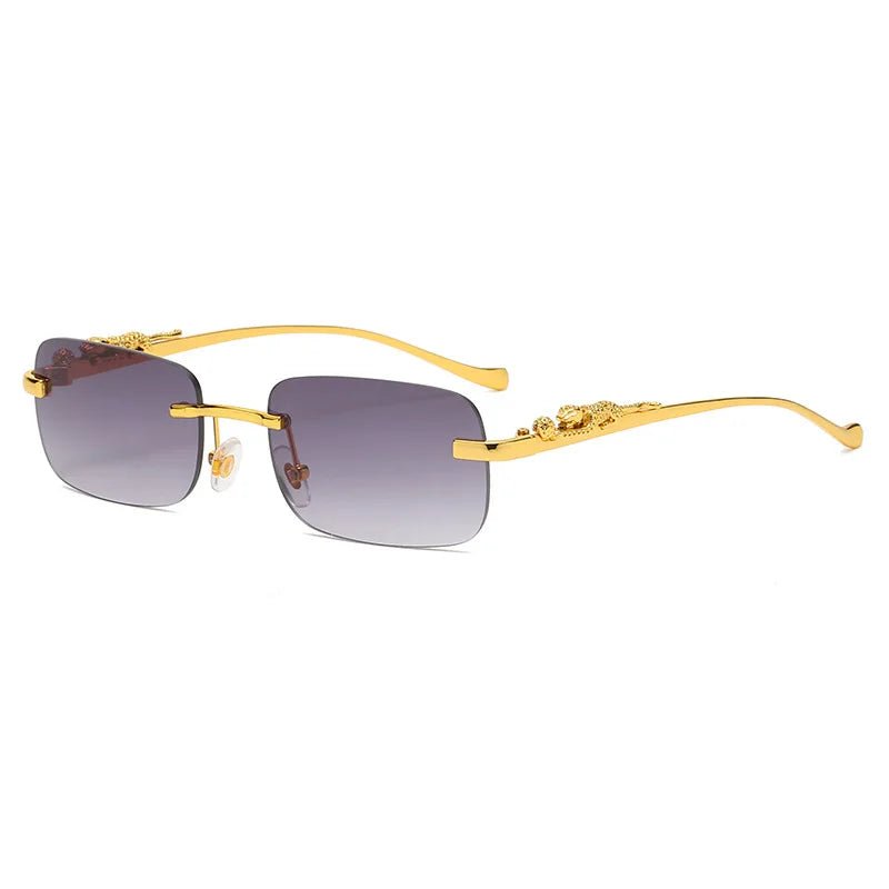 Lisslune | LEOPARDVIEW – Stylish Rimless Sunglasses with UV400 Protection