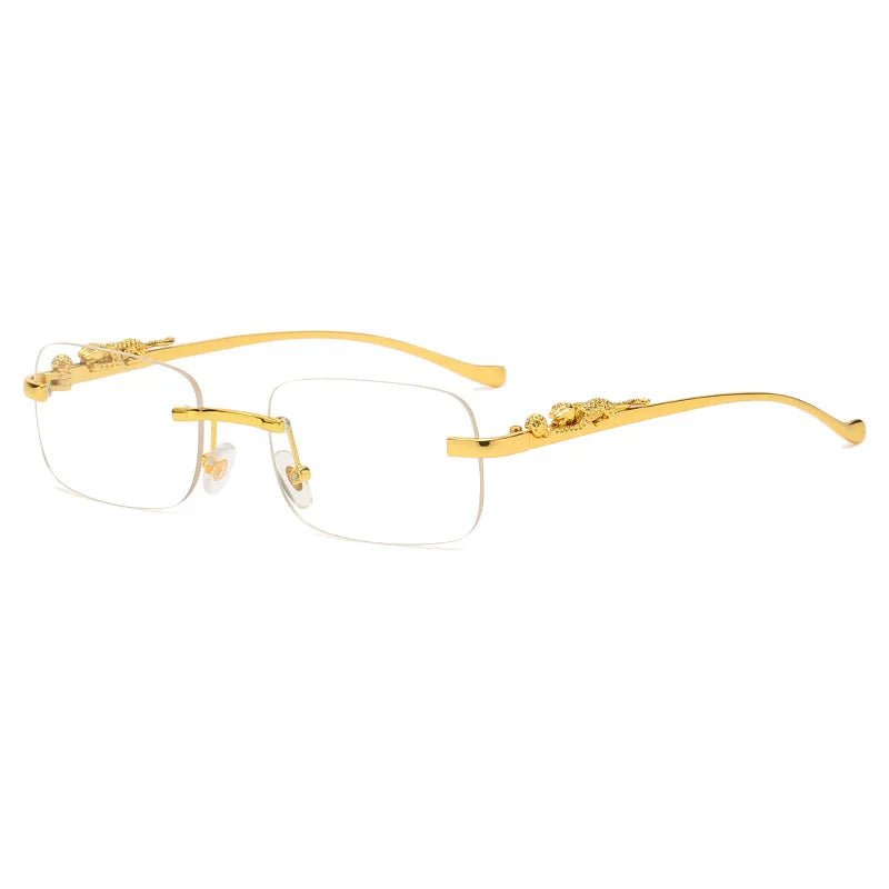 Lisslune | LEOPARDVIEW – Stylish Rimless Sunglasses with UV400 Protection