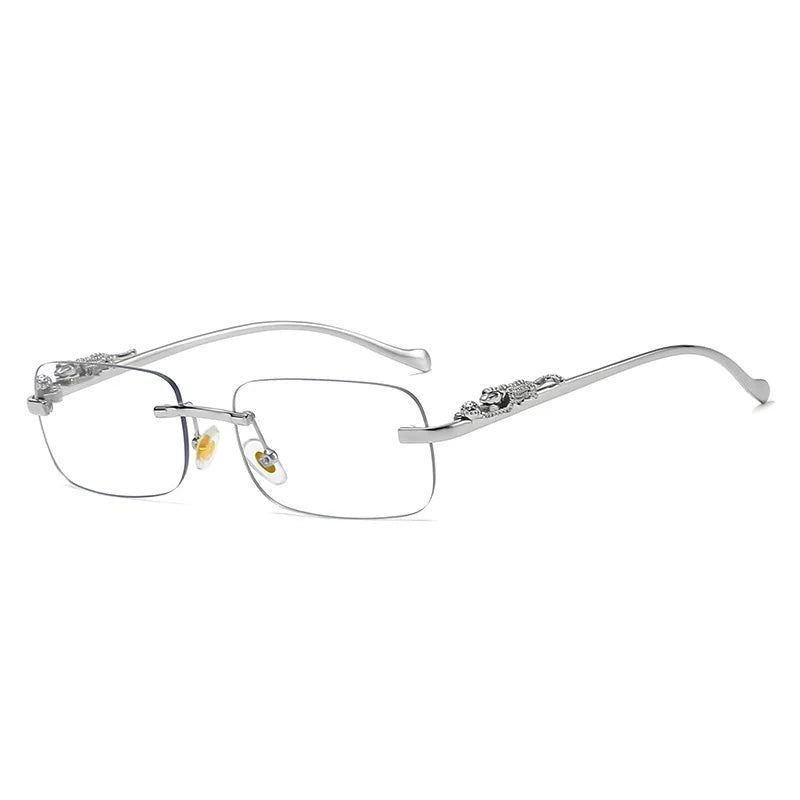 Lisslune | LEOPARDVIEW – Stylish Rimless Sunglasses with UV400 Protection