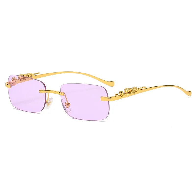 Lisslune | LEOPARDVIEW – Stylish Rimless Sunglasses with UV400 Protection
