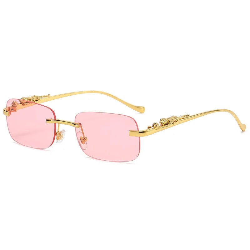 Lisslune | LEOPARDVIEW – Stylish Rimless Sunglasses with UV400 Protection
