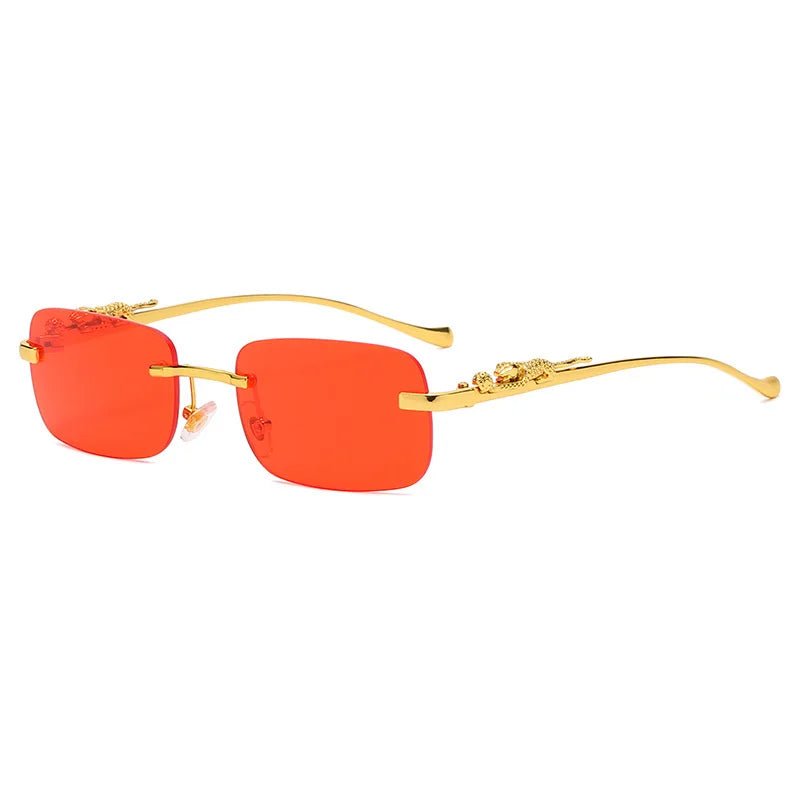 Lisslune | LEOPARDVIEW – Stylish Rimless Sunglasses with UV400 Protection