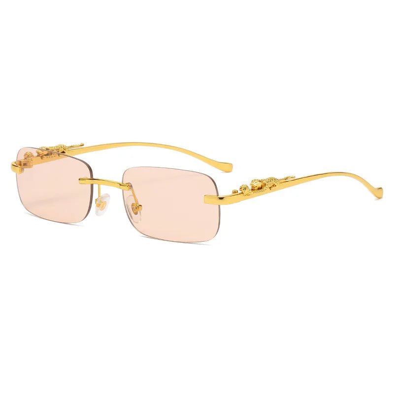 Lisslune | LEOPARDVIEW – Stylish Rimless Sunglasses with UV400 Protection