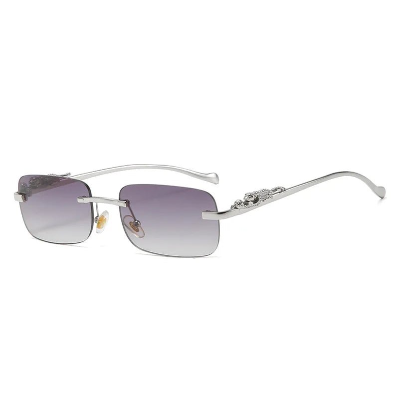 Lisslune | LEOPARDVIEW – Stylish Rimless Sunglasses with UV400 Protection