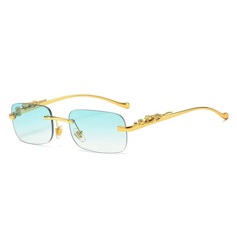 Lisslune | LEOPARDVIEW – Stylish Rimless Sunglasses with UV400 Protection