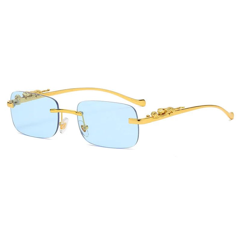 Lisslune | LEOPARDVIEW – Stylish Rimless Sunglasses with UV400 Protection