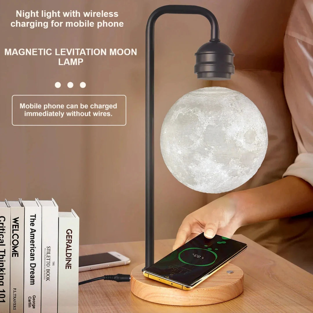 Lisslune | Magnetic Levitation Desk Lamp, Experience the Future of Elegance with Hovering Light