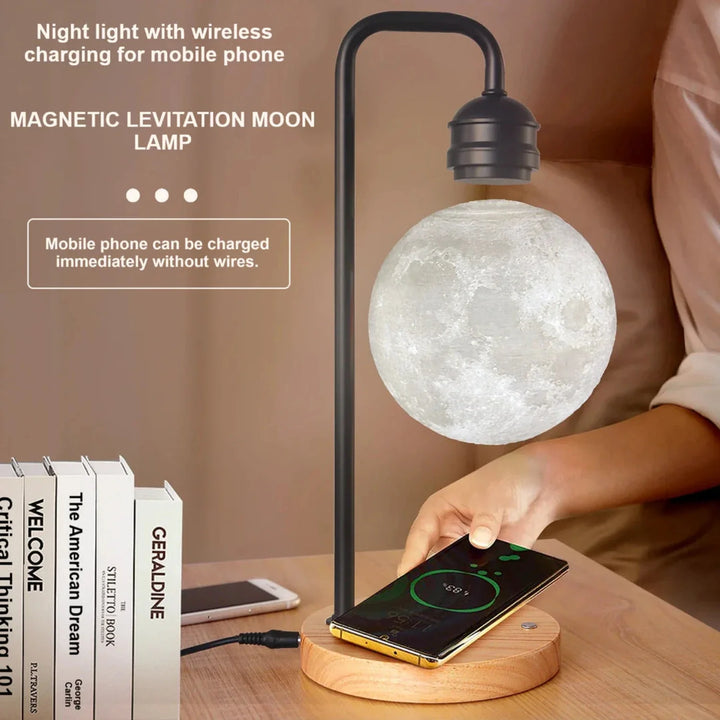Lisslune | Magnetic Levitation Desk Lamp, Experience the Future of Elegance with Hovering Light