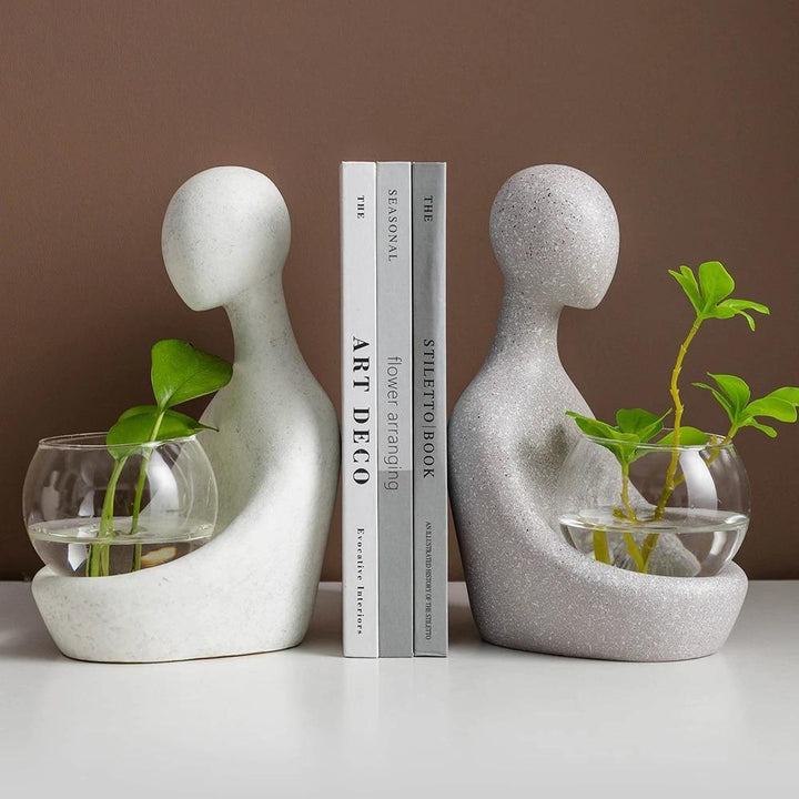 Lisslune | LumiRoot Illuminated Hydroponic Vase – Modern Transparent Design