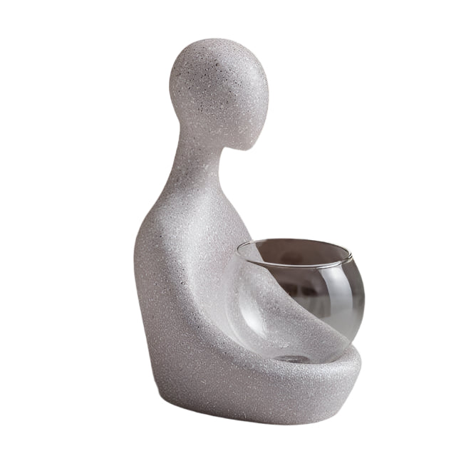 Lisslune | LumiRoot Illuminated Hydroponic Vase – Modern Transparent Design