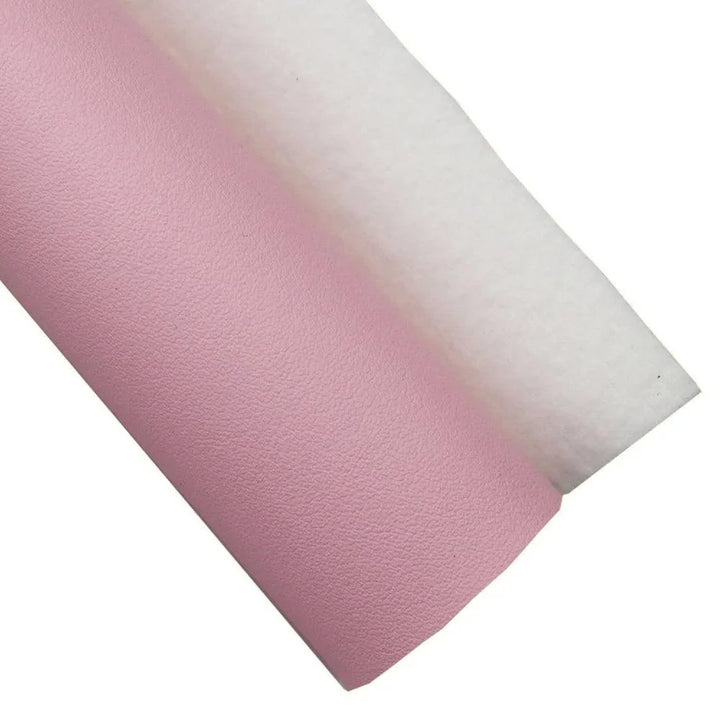 Lisslune | Glittering Pink Synthetic Leather Craft Kit for DIY Earrings and Hair Accessories