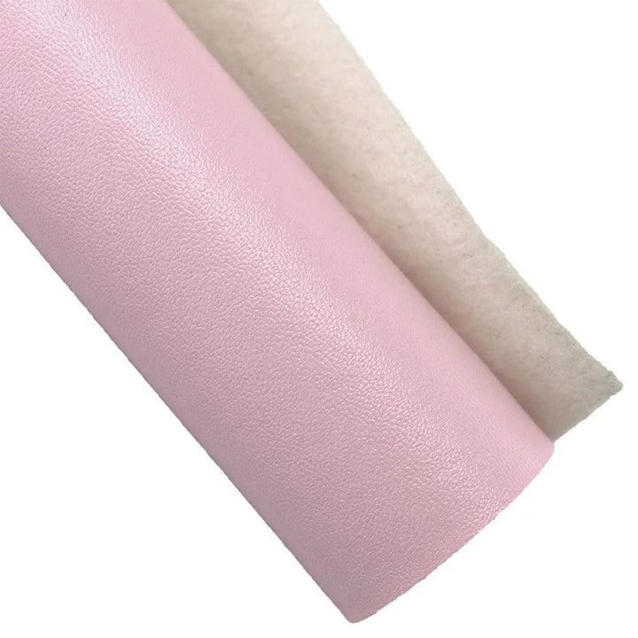 Lisslune | Glittering Pink Synthetic Leather Craft Kit for DIY Earrings and Hair Accessories