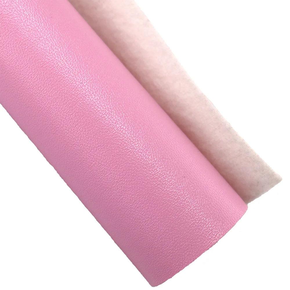 Lisslune | Glittering Pink Synthetic Leather Craft Kit for DIY Earrings and Hair Accessories