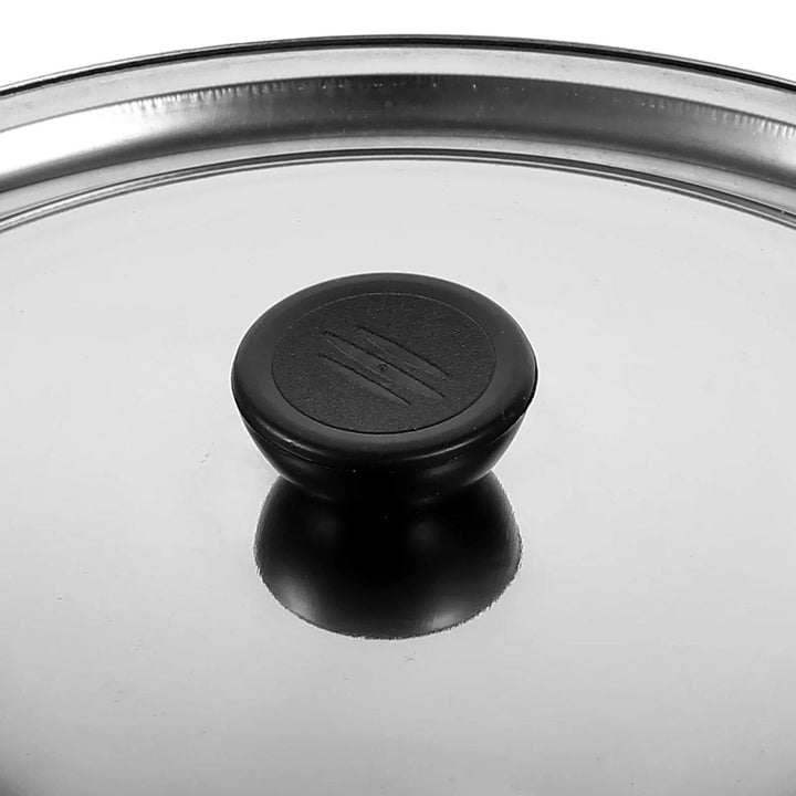 Lisslune | CookShield – Universal Stainless Steel Lid for Pans & Woks