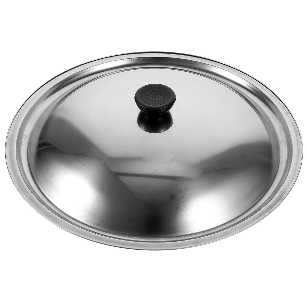 Lisslune | CookShield – Universal Stainless Steel Lid for Pans & Woks