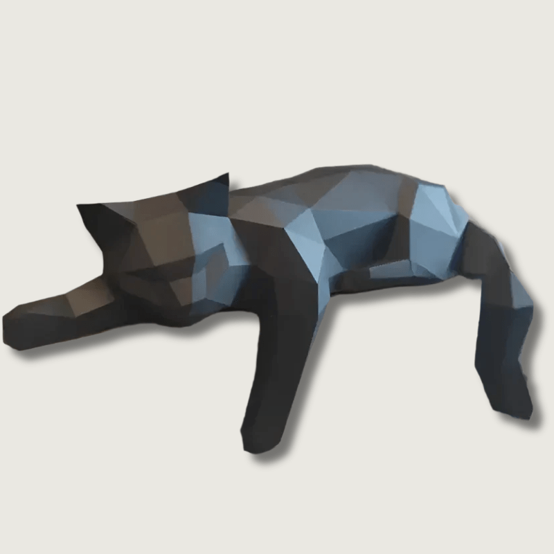 Lisslune | Modern Decorative Cat Figurine for Home Interiors