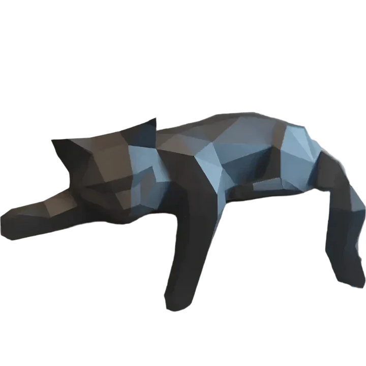 Lisslune | Modern Decorative Cat Figurine for Home Interiors