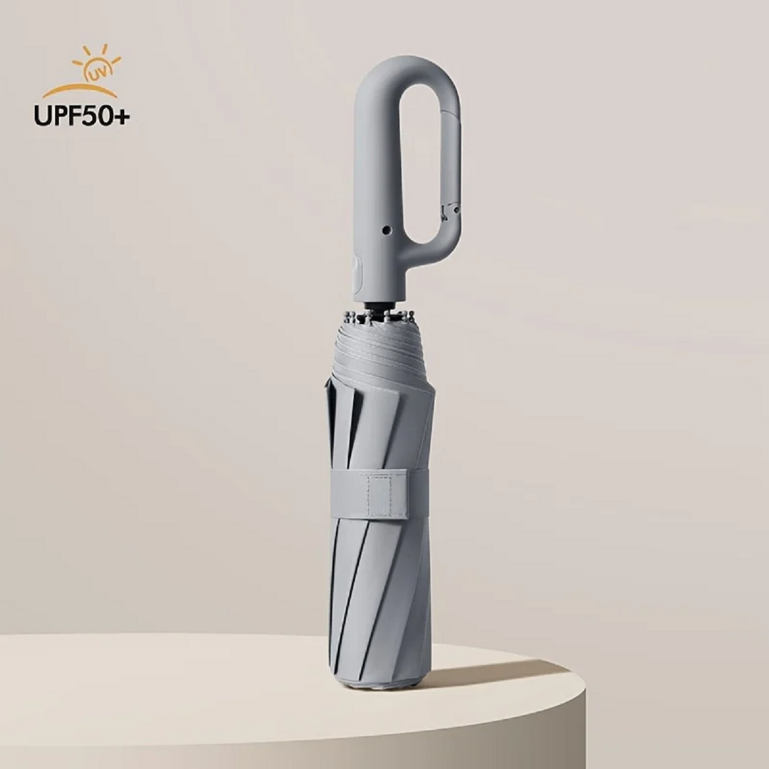 Lisslune | Wind-Resistant Automatic Folding Umbrella with Large Buckle Handle – Compact & Durable