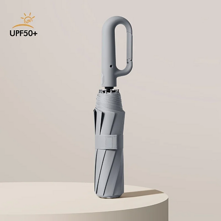 Lisslune | Wind-Resistant Automatic Folding Umbrella with Large Buckle Handle – Compact & Durable