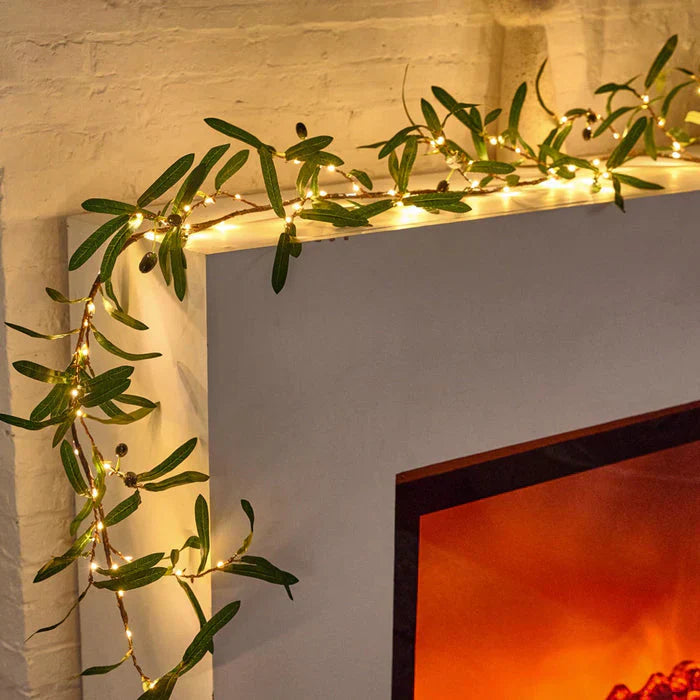 Lisslune | OliveLights - LED wreath made of olive branches