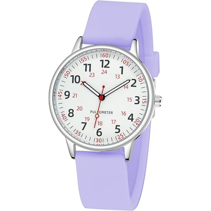 Lisslune | Stylish Women’s Clip-On Watch – Waterproof Silicone Fob Watch in Elegant Colours
