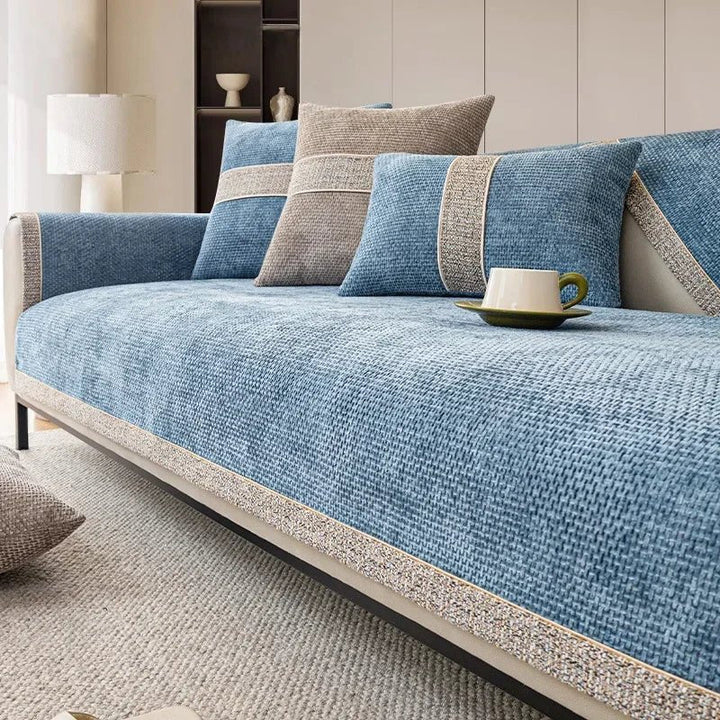 Lisslune | LinenLux Sofa Cover – Elegant Linen Look Protection for Clean and Stylish Living Rooms