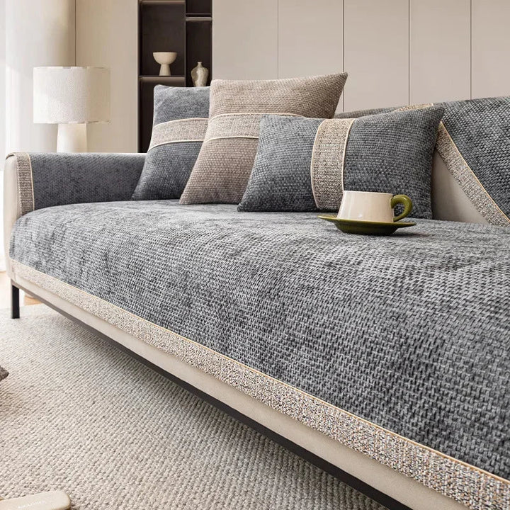 Lisslune | LinenLux Sofa Cover – Elegant Linen Look Protection for Clean and Stylish Living Rooms