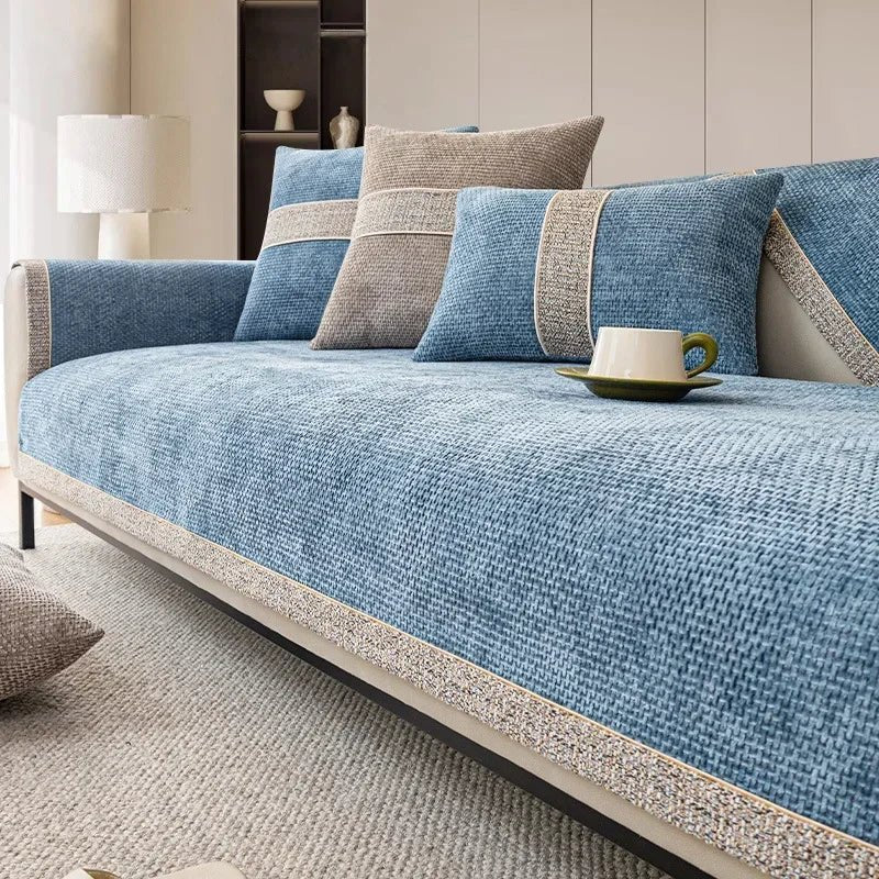 Lisslune | LinenLux Sofa Cover – Elegant Linen Look Protection for Clean and Stylish Living Rooms
