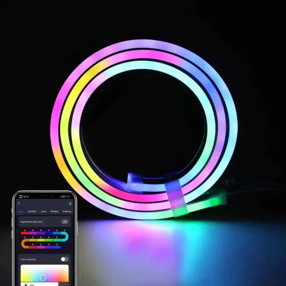 Lisslune | RGB Neon LED Rope Light with App Control