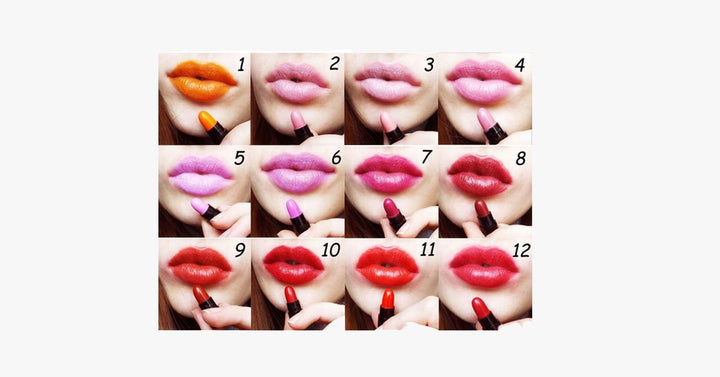 Lisslune | 12 Colors Lipstick Set – Prepares you for any occasion