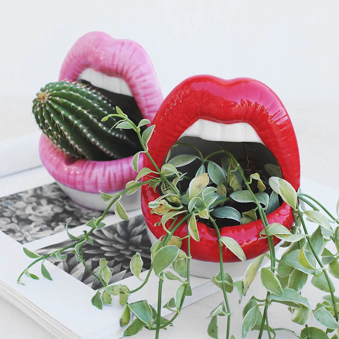 Lisslune | Lips Flower Pot