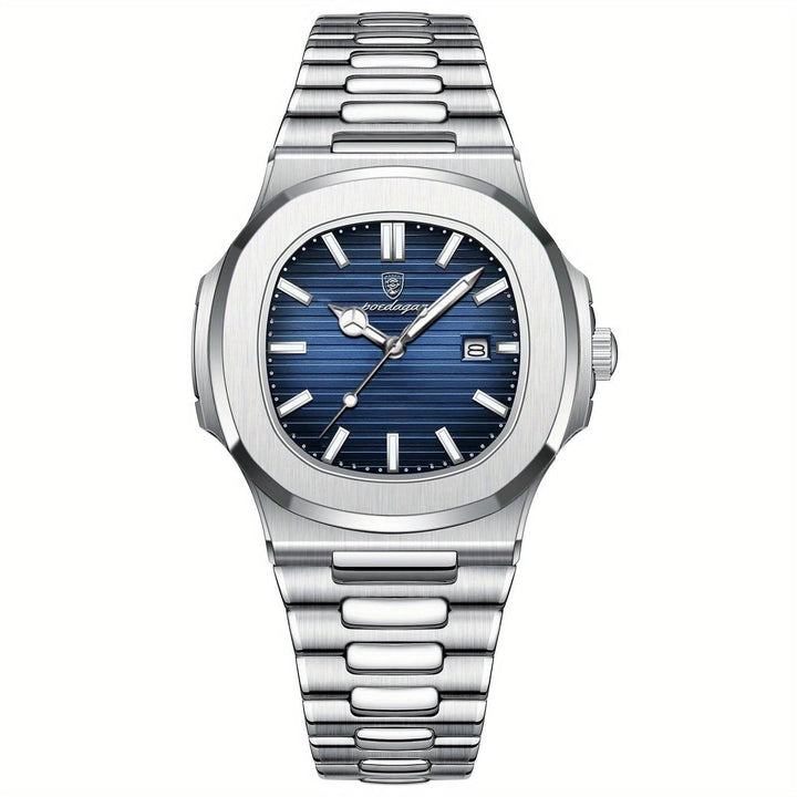 Lisslune | Men’s Stainless Steel Quartz Wristwatch with Date