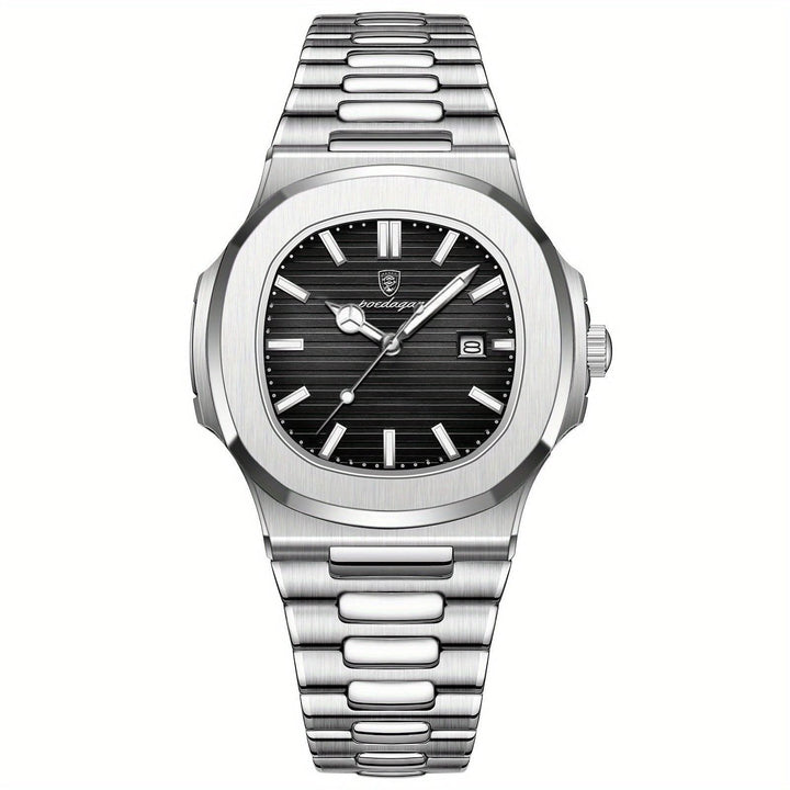 Lisslune | Men’s Stainless Steel Quartz Wristwatch with Date